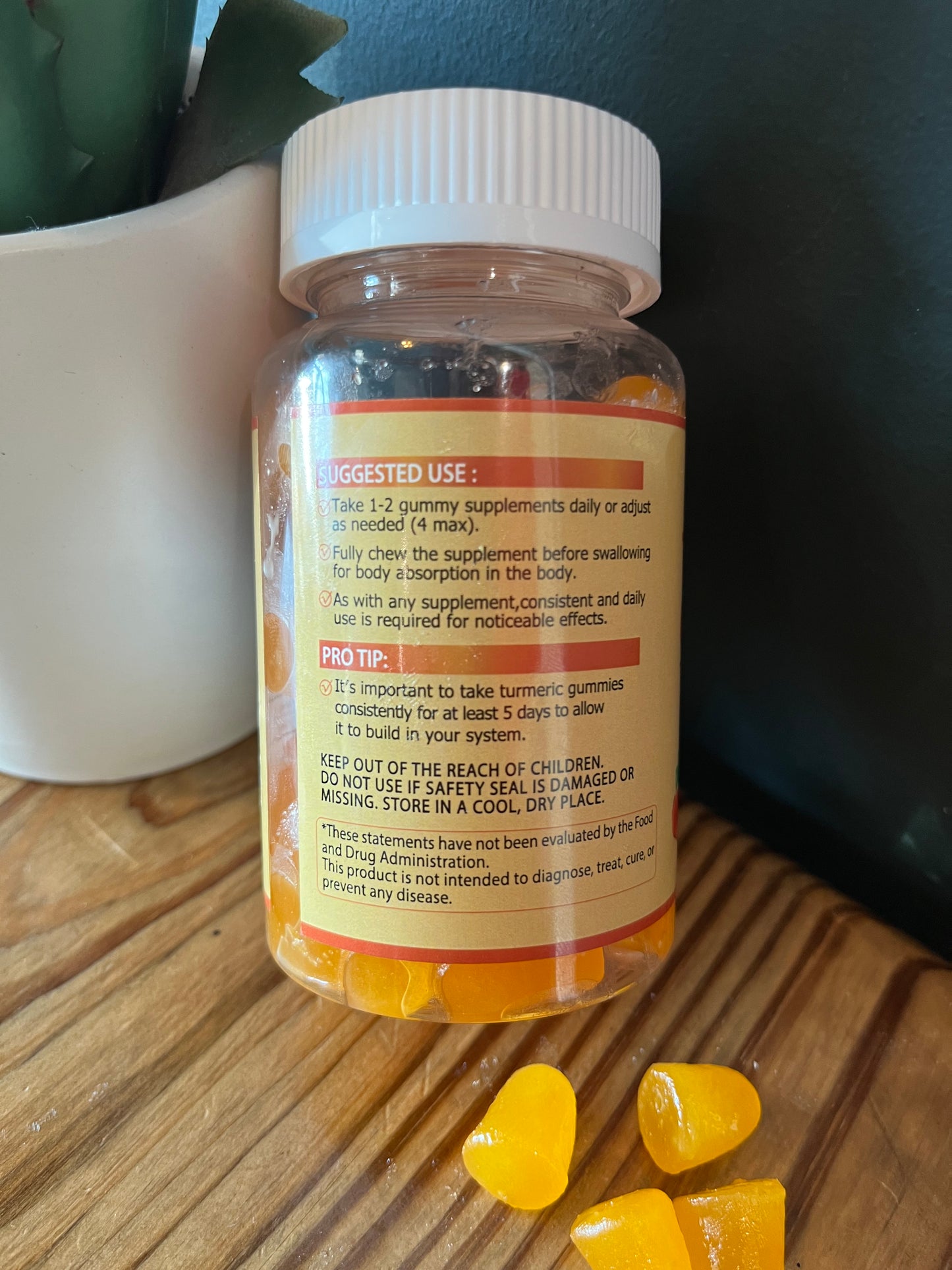 Turmeric Gummies. 100% Vegan.