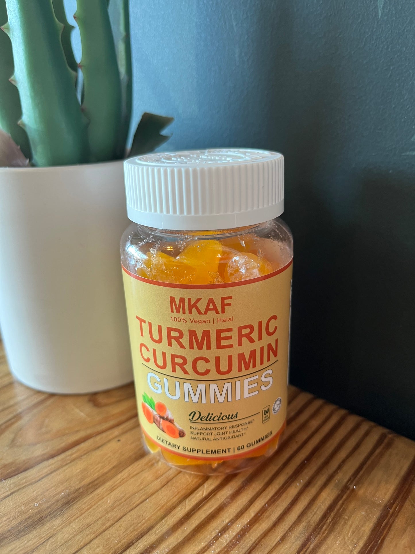 Turmeric Gummies. 100% Vegan.